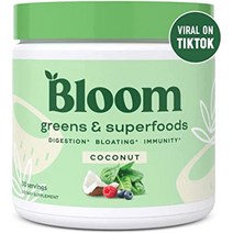 Bloom Nutrition Green Superfood 스피루리나 클로렐라 30서빙, 1개