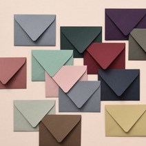 1300K 엘레강트 미니봉투 20매, 컬러:08.그린티