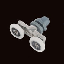 1pcs 19232527mm 유리 슬라이딩 도어 스윙 더블 휠 풀리 베어링 롤러 주자 휠 샤워 캐빈 액세서리, 25mm