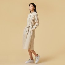 [JAJU/자주] 여 코듀로이 원피스_아이보리