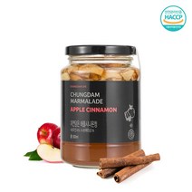 프리미엄 100% 수제 과일청 청담 애플시나몬청 500g, 1병