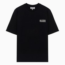 [가니] (당일) 23SS 로고 블랙 여성 반팔 티셔츠 T3173099