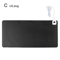 온열데스크패드 온열패드 데스크패드 온열패드 테이블매트 전기 열 마우스 패드 테이블 매트 디스플레이, 03 US Grey