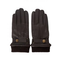 DENTS 덴츠 헨리 5 9204 BROWN 남자 울 터치스크린 장갑