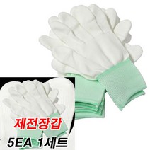 손가락장갑 탑피트 제전장갑 10켤레 1세트 PU코팅 손끝코팅 무료, 흰색-S, 10개
