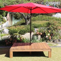 착한테이블 전문목수 조립식 평상제작 야외평상 베란다평상 평상마루, 2000X2370X400 무도색