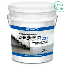 테라코 스터코빈티지(내부 바닥용) (24kg), 무광, F700(화이트), 1EA
