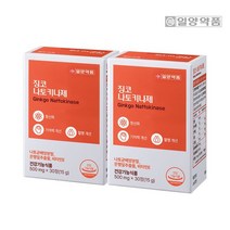 징코 나토키나제 30정 2개 징코빌로바 은행잎추출물, 없음