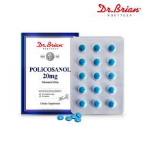 닥터 브라이언 쿠바산 폴리코사놀 20mg 90정 90일분 쿠바 사탕수수 추출물, 1개, 기본