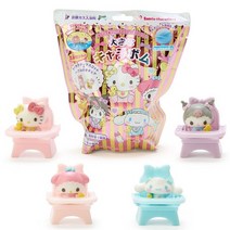 산리오 캐릭터즈 큰 캐릭터 의자 마스코트 랜덤 입욕제 배쓰밤