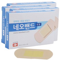 네오 일회용밴드 표준 대형 혼합, 10개