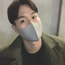 워너빅 그레이 마스크 면 연예인 3D 남녀공용 국내제작 일반 무지 성인용 빨아쓰는 귀안아픈 빅사이즈, 1개