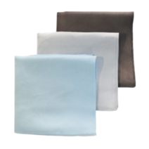 초극세사 악기 닦기 융 원단, 하늘색+회색+밤색, 15개