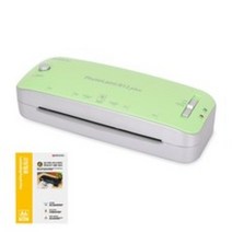 현대오피스 페이퍼프랜드 실속형 코팅기 + A4 코팅지 100p, PL-812PLUS(그린)
