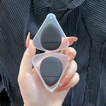 손가락 핑거 퍼프 세트 쿠션 핑거팁 파우더 메이크업 컨실러 디테일 파운데이션 화장 스펀지, 블랙 6개