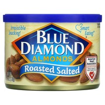 Blue Diamond Almonds Roasted Salted 6 oz (170 g), 12 개