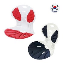 바른 자세교정 허리 자세 교정 좌식 의자, 블랙1+레드1