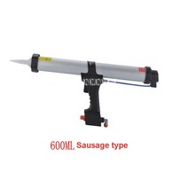 코킹건 에어 새로운 전문 600ml 소시지 유형 공압 코킹 건 좋은 품질 글루 45CM 6bar 핫, 한개옵션0