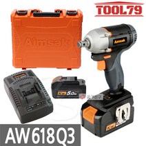 아임삭 충전 임팩트렌치 AW618Q3 18V 5.0AH 산업용품 목공공구 가정용공구 전동공구 설비공구, 본상품선택, 본상품수량선택