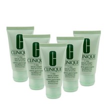 5 x Clinique 7 Day Scrub Cream Rinse-Off Formula 1 oz /30mL each Travel Size NEW 120662