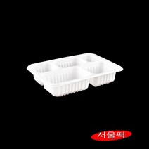 JH1914실링용기3호 (오칸) 반찬포장 분식포장 1200개, 백색