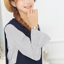 줄리어스 졸리 여성 가죽시계