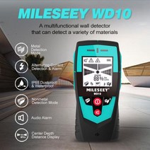 Mileseey 다기능 벽 감지기 대형 영역 센서 금속 탐지기 핸드 헬드 스터드 파인더 벽 스캐너 와이어 감지기, 02 스페인_01 WD10