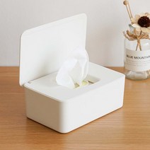 모아모아 모던 수분보존 깔끔수납 물티슈 케이스, 화이트, 1개