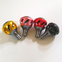 릴튜닝핸들노브 릴손잡이 릴파워핸들노브 핸들노브교체호환용, 40mm빨갈