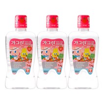 동아제약 가그린 어린이용 딸기맛 380ml, 3개