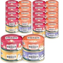 인터펫코리아 야옹이맘마 고양이 간식캔 160g, 4가지맛 혼합, 40개