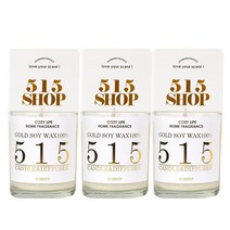 515샵 소이캔들 베스트3향 5온스 캔들 3EA 세트, 쿨워터