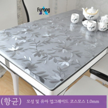 식탁 매트 테이블보 방수 방열 오일 워시드 투명 테이블보, 60*60cm, 업그레이드  색상 tianxiang 1.0mm