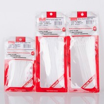 판매김치 완구류 포장용 케이블 타이 전선정리 가정, 3X100mm(70pcs)백색-낱개/co-00013