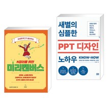 (서점추천) 상냥한주디가 알려주는 N잡러를 위한 미리캔버스 + 새별의 심플한 PPT 디자인 노하우 (전2권), 위키북스