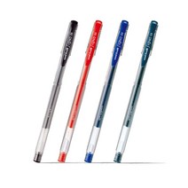 유니 유니볼 시그노 스탠다드 펜 UM-100 0.5mm, 0 혼합(흑1청1적1블루블랙1), 1세트