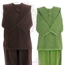 우담바라 [U-06](한벌)30수 남녀공용 여름 칠부 생활한복(한벌)