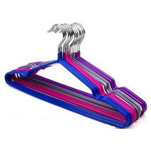 스테인레스 미끄럼방지 옷걸이, 퍼플