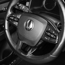 카스타 렉스턴 스포츠 칸 실내 튜닝 용품 핸들 프레임 커버 우드 카본 몰딩, 유광 카본 1Pcs [핸들 프레임 커버]