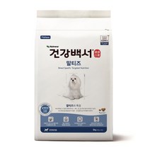 건강백서 전연령 생선 말티즈 기능성사료, 1개, 2kg