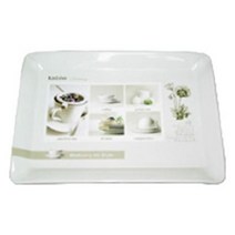 현모양처 용인화학 멜라민 양귀비 쟁반 (대) 트레이 과일 접시 서빙, 상세페이지 참조