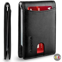 RUNBOX 전자 차단 슬림 디자인 머니클립 남성 반지갑 지갑 zottaa