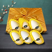 프리미엄 고당도 페루 애플망고 명절 설선물세트 보자기 포장 최상급 태국 망고 과일 선물세트 2kg 4kg 5kg, 1. 골드망고 2.5kg