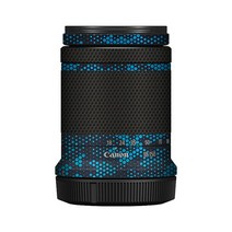 캐논 RF-S18-150mm 렌즈 용 RFS 18150 렌즈 데칼 스킨 안티 스크래치 랩 커버 캐논 F3.5-6.3 IS STM 렌즈 프리미엄 코트 랩 케이스, Mamba Blue