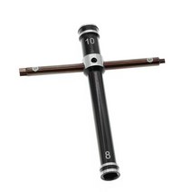 볼트커터 크로스 렌치 소켓 스패너 8mm 10mm RC 모델 수리 도구 예비 부품 CC3, 한개옵션0