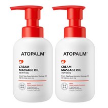 아토팜 크림 유아 마사지 오일 200ml 2개, 크림 마사지 오일 200ml 2개
