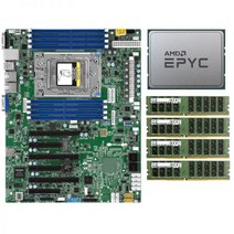 AMD EPYC 7551P CPU 32 코어 프로세서 + Supermicro H11SSL-i 마더 보드 서버 4x32GB 2133P RAM