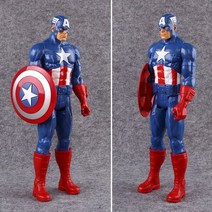 30cm 마블 슈퍼 히어로 어벤져스 스파이더맨 타노스 헐크 캡틴 아메리카 토르 울버린 베놈 액션 피규어 장식 피규어 인형, 02 With Box