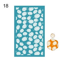 도자기공예 만들기 도구 물레 DIY점토 폴리머 클레이 도구에 크리스마스 인쇄 도자기 세라믹 공예 보석 귀, 18 18