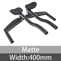 카본 TT바 탄소 핸들 바 도로 통합 롱 레이스 레스트 핸들 바 tt 바 자전거 스티어링 휠 용 타임 트라이얼 핸들 400420440mm, 400mm 매트 tt 바